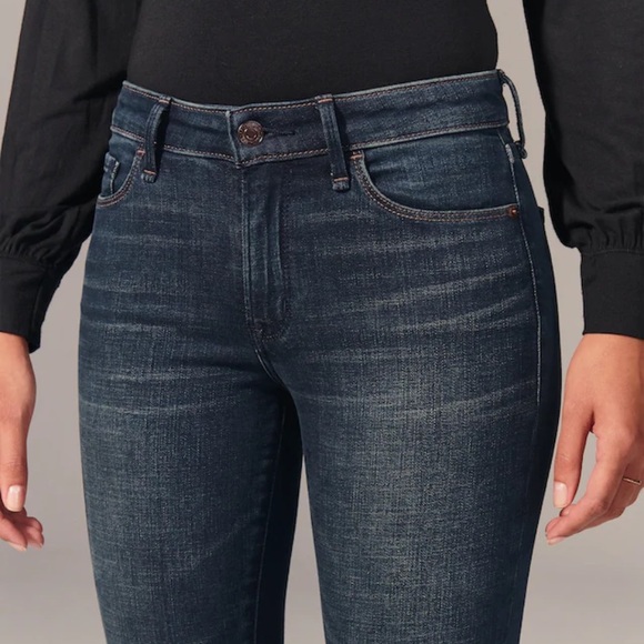 Abercrombie & Fitch Jeans | Mid Rise Super Skinny Ankle Jeans 33w Short | Poshmark